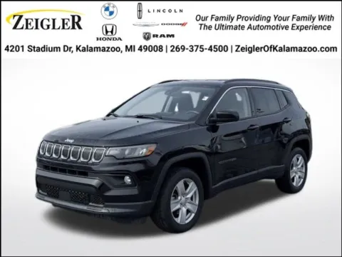 Black 2022 Jeep Compass Latitude for sale in Kalamazoo, MI