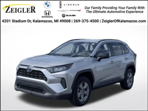 Silver 2022 Toyota RAV4 Hybrid LE for sale in Kalamazoo, MI