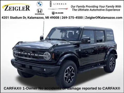 Black 2023 Ford Bronco Outer Banks for sale in Kalamazoo, MI