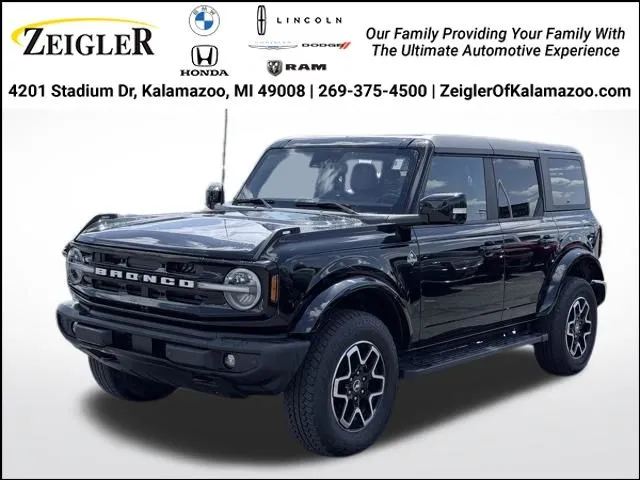Black 2023 Ford Bronco Outer Banks for sale in Kalamazoo, MI