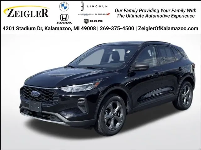Black 2025 Ford Escape ST-Line for sale in Kalamazoo, MI