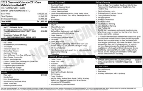 More photos of 2022 Chevrolet Colorado Z71 at Zeigler BMW of Kalamazoo, MI