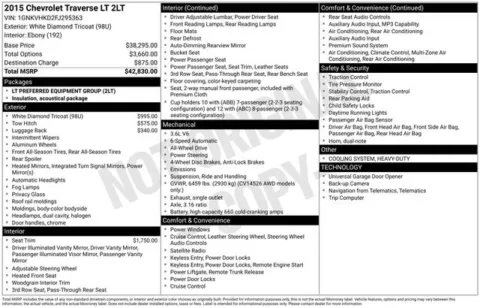 More photos of 2015 Chevrolet Traverse 2LT at Zeigler BMW of Kalamazoo, MI
