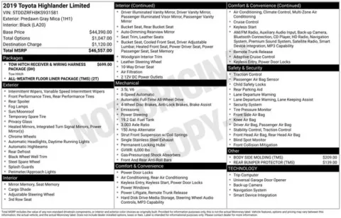 More photos of 2019 Toyota Highlander Limited at Zeigler BMW of Kalamazoo, MI