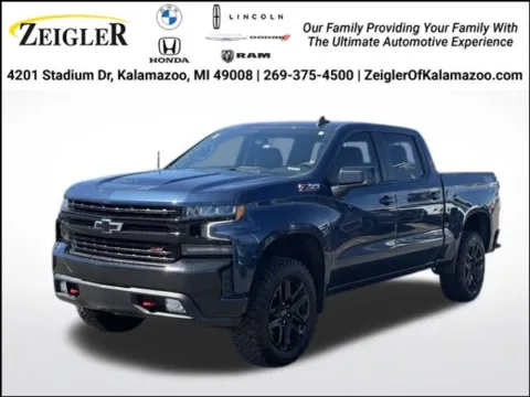 Blue 2021 Chevrolet Silverado 1500 LT Trail Boss for sale in Kalamazoo, MI