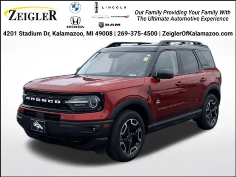 Red 2024 Ford Bronco Sport Outer Banks for sale in Kalamazoo, MI