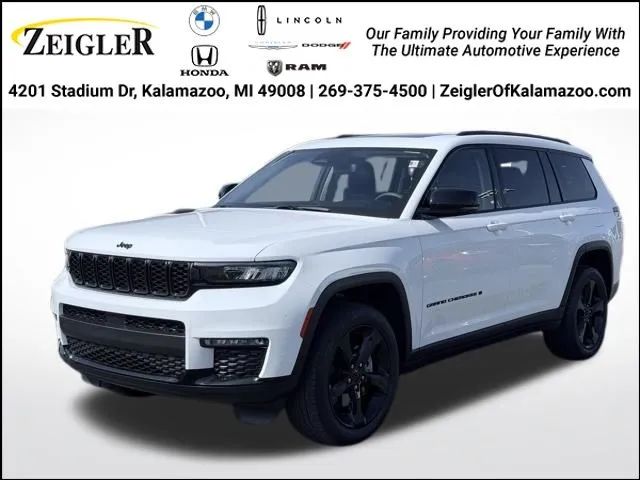 White 2023 Jeep Grand Cherokee L Limited for sale in Kalamazoo, MI