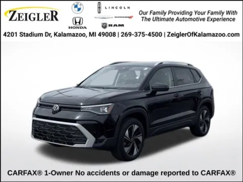 Black 2025 Volkswagen Taos 1.5T SE for sale in Kalamazoo, MI