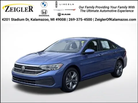 Blue 2024 Volkswagen Jetta 1.5T SE for sale in Kalamazoo, MI