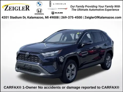 Blue 2024 Toyota RAV4 XLE for sale in Kalamazoo, MI