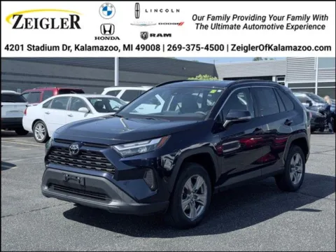 Blue 2024 Toyota RAV4 XLE for sale in Kalamazoo, MI