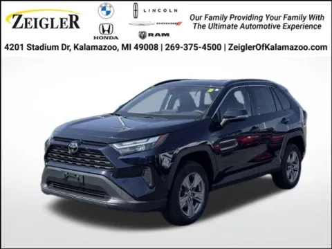Blue 2024 Toyota RAV4 XLE for sale in Kalamazoo, MI