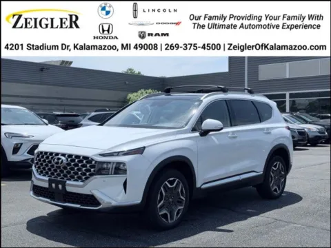 White 2023 Hyundai Santa Fe Limited for sale in Kalamazoo, MI