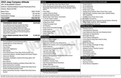 More photos of 2023 Jeep Compass Altitude at Zeigler BMW of Kalamazoo, MI