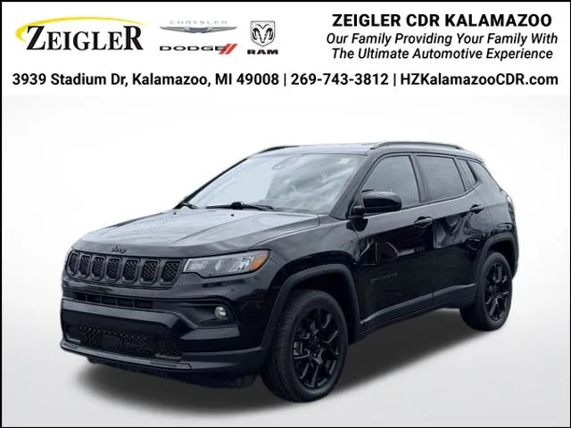 Black 2023 Jeep Compass Latitude for sale in Kalamazoo, MI