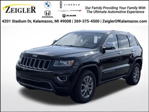 Black 2015 Jeep Grand Cherokee Limited for sale in Kalamazoo, MI