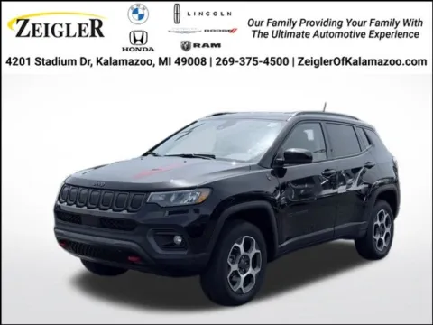 Black 2022 Jeep Compass Trailhawk for sale in Kalamazoo, MI