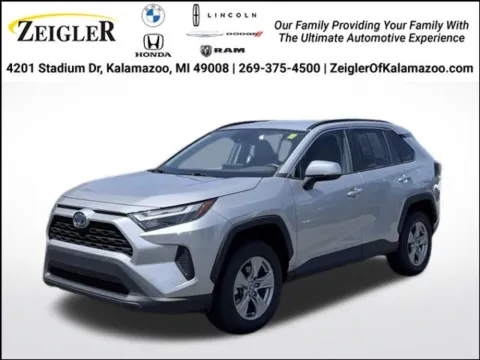 Silver 2022 Toyota RAV4 Hybrid XLE for sale in Kalamazoo, MI