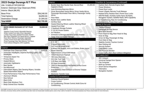 More photos of 2023 Dodge Durango R/T Plus at Zeigler BMW of Kalamazoo, MI