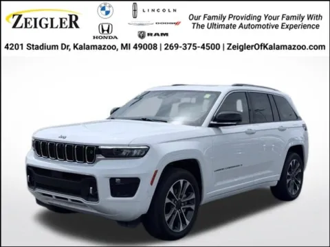 White 2023 Jeep Grand Cherokee Overland for sale in Kalamazoo, MI