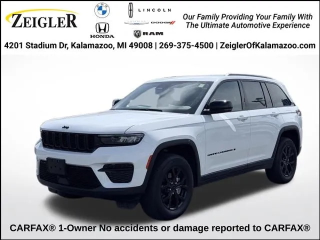 White 2025 Jeep Grand Cherokee Altitude for sale in Kalamazoo, MI