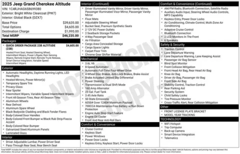 More photos of 2025 Jeep Grand Cherokee Altitude at Zeigler BMW of Kalamazoo, MI