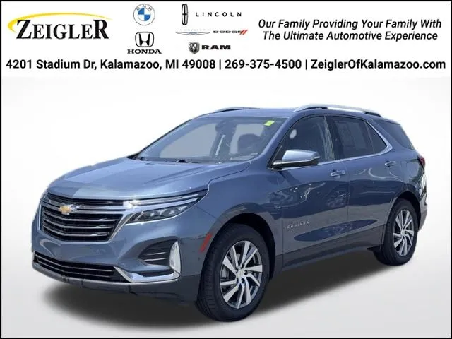 Blue 2024 Chevrolet Equinox Premier for sale in Kalamazoo, MI