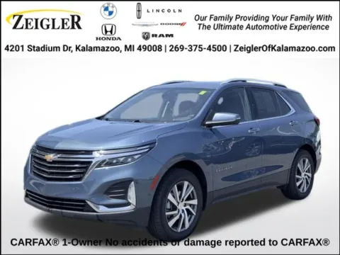 Blue 2024 Chevrolet Equinox Premier for sale in Kalamazoo, MI