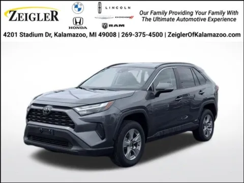 Gray 2025 Toyota RAV4 Hybrid XLE for sale in Kalamazoo, MI
