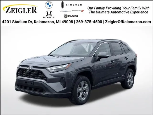 Gray 2025 Toyota RAV4 Hybrid XLE for sale in Kalamazoo, MI