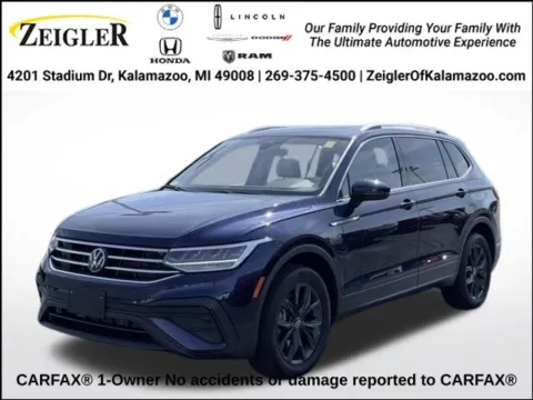 Blue 2024 Volkswagen Tiguan 2.0T SE for sale in Kalamazoo, MI
