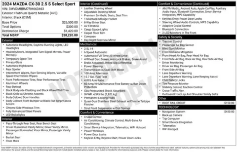More photos of 2024 Mazda CX-30 2.5 S Select Sport at Zeigler BMW of Kalamazoo, MI