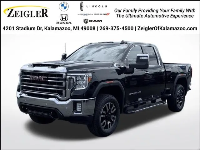 Black 2021 GMC Sierra 2500 HD SLT for sale in Kalamazoo, MI