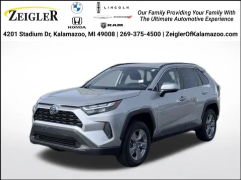 Silver 2022 Toyota RAV4 Hybrid XLE for sale in Kalamazoo, MI