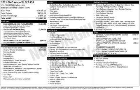 More photos of 2021 GMC Yukon XL SLT at Zeigler BMW of Kalamazoo, MI