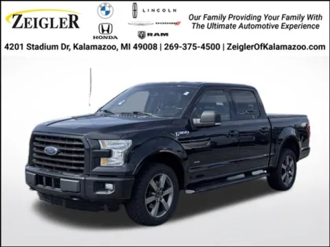 Black 2015 Ford F-150 XLT for sale in Kalamazoo, MI