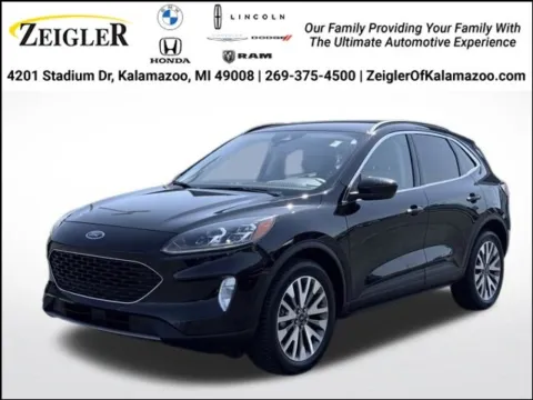 Black 2022 Ford Escape Hybrid Titanium for sale in Kalamazoo, MI