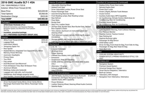 More photos of 2016 GMC Acadia SLT-1 at Zeigler BMW of Kalamazoo, MI