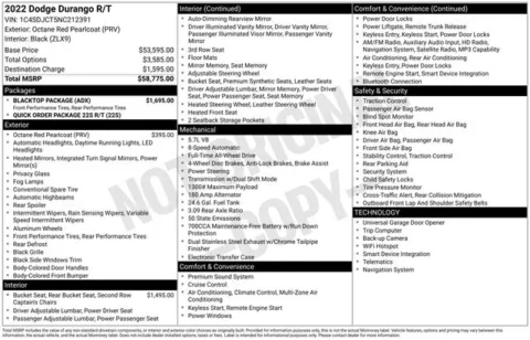 More photos of 2022 Dodge Durango R/T at Zeigler BMW of Kalamazoo, MI