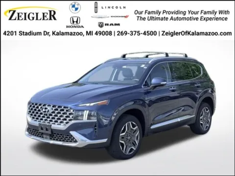 Blue 2023 Hyundai Santa Fe Limited for sale in Kalamazoo, MI