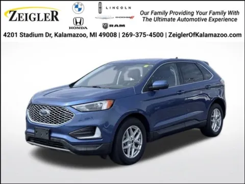 Blue 2024 Ford Edge SEL for sale in Kalamazoo, MI