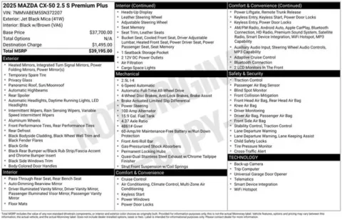 More photos of 2025 Mazda CX-50 2.5 S Premium Plus Package at Zeigler BMW of Kalamazoo, MI