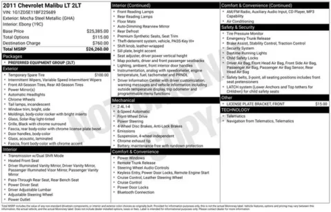 More photos of 2011 Chevrolet Malibu LT at Zeigler BMW of Kalamazoo, MI