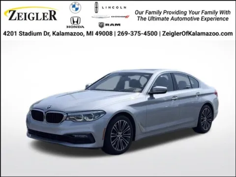 Silver 2017 BMW 5 Series 540i xDrive for sale in Kalamazoo, MI