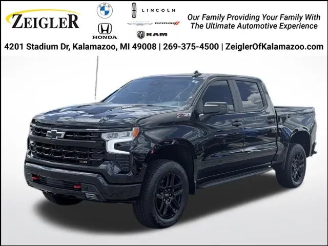 Black 2025 Chevrolet Silverado 1500 LT Trail Boss for sale in Kalamazoo, MI
