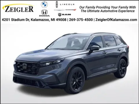 Gray 2024 Honda CR-V Hybrid Sport-L for sale in Kalamazoo, MI