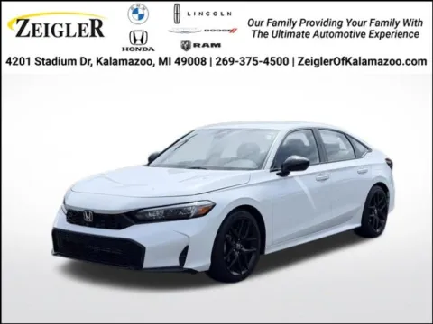 White 2025 Honda Civic Sport for sale in Kalamazoo, MI