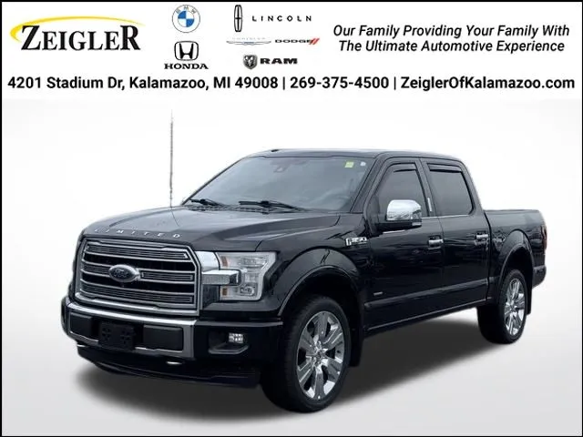 Black 2017 Ford F-150 Limited for sale in Kalamazoo, MI