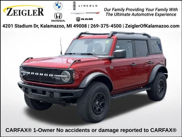 Red 2023 Ford Bronco Wildtrak for sale in Kalamazoo, MI