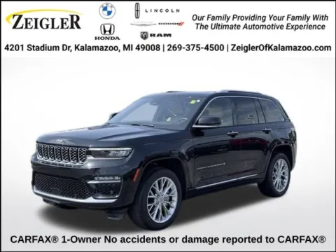 Black 2023 Jeep Grand Cherokee Summit for sale in Kalamazoo, MI